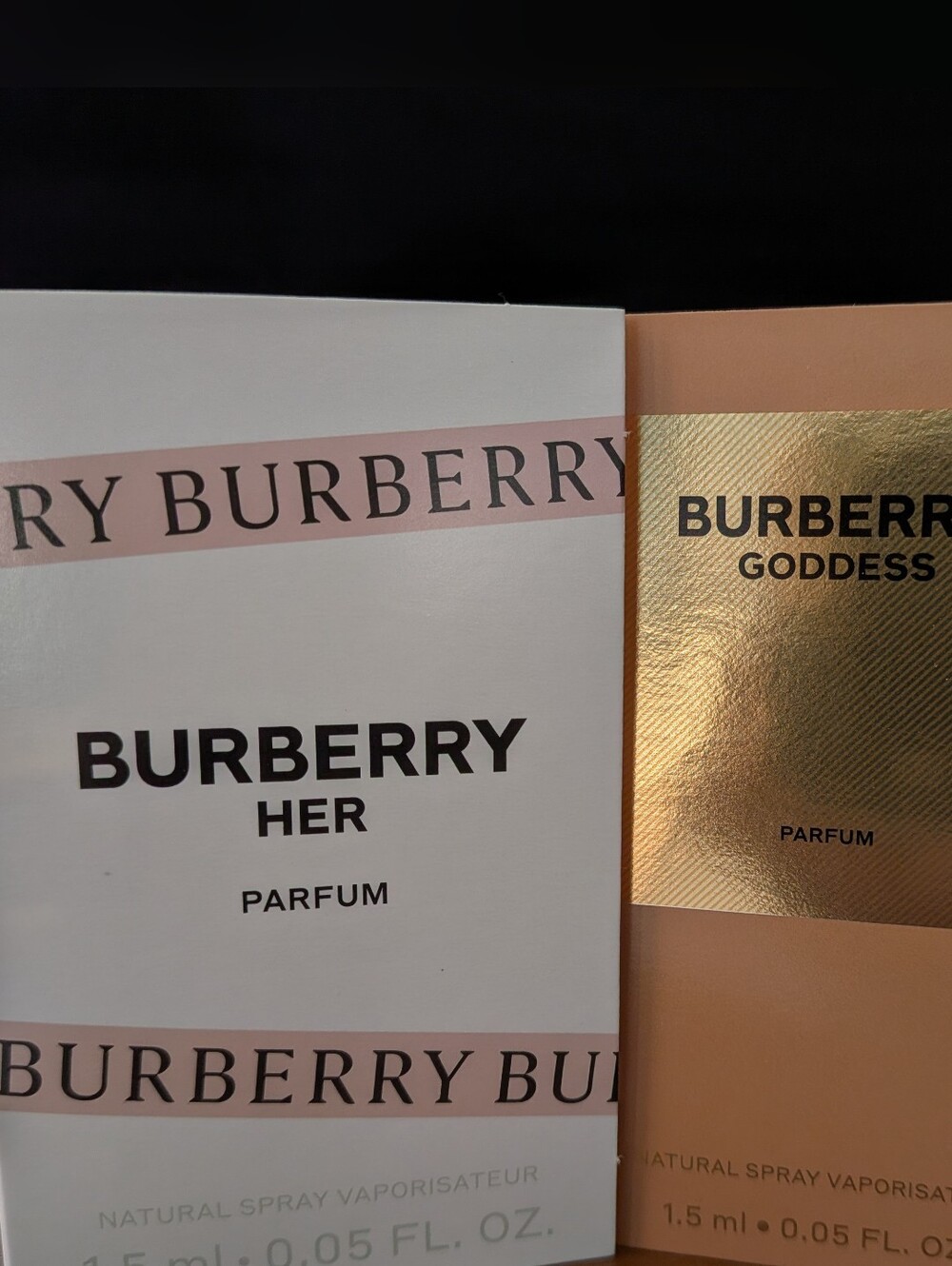 Burberry Her & Goddess discovery set
